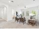 Cozy living area featuring neutral tones, plantation shutters, and ample natural light at 3221 E Lynx Pl, Chandler, AZ 85249