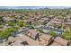 An aerial view of the community showcases the well-maintained streets, desert landscaping, and community layout at 3932 E Melinda Dr, Phoenix, AZ 85050