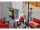 Outdoor patio area featuring comfortable seating, a grill, and a stylish patio set for relaxation at 3932 E Melinda Dr, Phoenix, AZ 85050