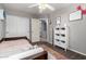 Light bedroom with decor, closet, and overhead lighting at 4034 E Mine Shaft Rd, San Tan Valley, AZ 85143
