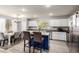 Open concept kitchen with an island and stainless steel appliances at 4034 E Mine Shaft Rd, San Tan Valley, AZ 85143