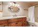 Functional bathroom with vanity storage and shower/bath at 4245 E Yawepe St, Phoenix, AZ 85044