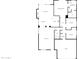 Detailed floor plan showcasing the layout of the home, including the living room, bedrooms, and kitchen at 4626 E Villa Rita Dr, Phoenix, AZ 85032