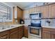 Well-organized kitchen featuring stainless steel appliances, abundant cabinet space, and a practical layout for cooking at 5049 E Duane Ln, Cave Creek, AZ 85331