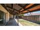 Covered back patio extends entertaining space with shaded area and views of the backyard at 5229 W Palo Verde Ave, Glendale, AZ 85302