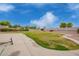 Large backyard area with grass, trees, and access to sports area at 5510 N 132Nd Dr, Litchfield Park, AZ 85340