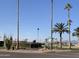 Apache Wells community sign welcomes you to the beautiful, manicured neighborhood at 5830 E Mckellips Rd # 2, Mesa, AZ 85215