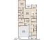 Detailed floorplan showcasing the layout of the home, including bedrooms, bathrooms, kitchen, and living areas at 6117 S Adelle --, Mesa, AZ 85212