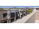 Townhome complex with individual garages and views of mountains at 7347 E Vista Bonita Dr, Scottsdale, AZ 85255