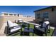 Rooftop terrace featuring modern outdoor seating and artificial turf, perfect for entertaining at 7347 E Vista Bonita Dr, Scottsdale, AZ 85255