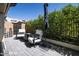 Inviting outdoor patio features comfortable seating, lush greenery, and stylish decor elements at 7347 E Vista Bonita Dr, Scottsdale, AZ 85255