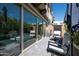 Outdoor patio with cozy seating, serene landscaping, and view of the backyard at 7347 E Vista Bonita Dr, Scottsdale, AZ 85255