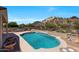 Sparkling pool with mountain views offers a tranquil outdoor oasis at 11856 E Parkview Ln, Scottsdale, AZ 85255