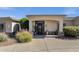 Stylish front entry featuring double doors, stone accents, and decorative plants at 15620 E Palomino Blvd, Fountain Hills, AZ 85268