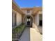 Inviting entryway with decorative stone accents and a well-maintained walkway at 19058 N Aztec Point Dr, Surprise, AZ 85387