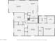 Detailed floor plan showcasing layout including bedrooms, living spaces, kitchen, and bathrooms at 2021 W Clarendon Ave, Phoenix, AZ 85015