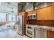 Modern kitchen showcasing stainless steel appliances, light wood cabinets, and stylish countertops at 21 E 6Th St # 311, Tempe, AZ 85281