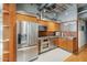 Contemporary kitchen showcasing stainless steel appliances, light wood cabinets, and stylish countertops at 21 E 6Th St # 311, Tempe, AZ 85281