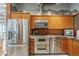 Contemporary kitchen with stainless steel appliances, sleek countertops, and ample cabinet space at 21 E 6Th St # 311, Tempe, AZ 85281