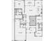 Detailed floor plan showcasing the layout of the home, including the primary suite, great room, and three-car garage at 25109 N 171St Ave, Surprise, AZ 85387