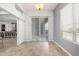 Bright dining area with backyard views, sliding door and an open access to kitchen area at 28623 N 66Th Ave, Phoenix, AZ 85083