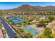Community sports complex featuring tennis courts and a basketball court at 3601 N Sonoran Hts, Mesa, AZ 85207