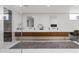 Modern bathroom features double sinks, stylish fixtures, and a glass-enclosed shower at 3710 E Hazelwood St, Phoenix, AZ 85018
