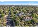 Panoramic aerial view showcasing the home's location within a beautiful, tree-lined neighborhood at 7252 N Central Ave, Phoenix, AZ 85020