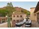 Rooftop patio area offers seating and views of the surrounding mountain landscape at 7525 N Shadow Mountain Rd, Paradise Valley, AZ 85253