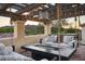 Rooftop patio with a fire pit, swing style seating, and sunset views at 7525 N Shadow Mountain Rd, Paradise Valley, AZ 85253