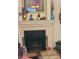 Elegant fireplace with decorative mantle in the living room at 930 E Page St, Gilbert, AZ 85234