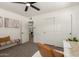 Bright carpeted office with natural light and a work desk at 9602 N 5Th Ave, Phoenix, AZ 85021