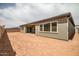 A large backyard with potential for landscaping and outdoor activities at 9705 E Sector Dr, Mesa, AZ 85212