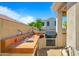 Outdoor kitchen area featuring a built-in grill and counter space, perfect for alfresco dining and entertaining guests at 13614 N 12Th Way, Phoenix, AZ 85022