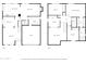 Upstairs and downstairs floor plan providing layout and spatial understanding of home at 1411 W Mendoza Ave, Mesa, AZ 85202