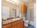 Well-appointed bathroom features modern fixtures, a vanity with plenty of storage, and a shower-tub combination at 14250 W Wigwam Blvd # 121, Litchfield Park, AZ 85340