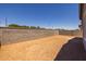 Large backyard with privacy wall, perfect for outdoor activities at 15620 W Georgia Dr, Surprise, AZ 85379