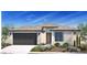 Charming single-story home featuring stone accents, a two-car garage, and desert landscaping at 15695 W Christy Dr, Surprise, AZ 85379