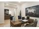 Well-lit office featuring a wooden desk and tasteful decor, perfect for productivity at 15695 W Christy Dr, Surprise, AZ 85379