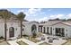 Beautiful courtyard with an outdoor seating area and a cozy fire pit, perfect for relaxing at 7501 N Eucalyptus Dr, Paradise Valley, AZ 85253
