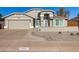 Charming single-Gathering home features a neutral color palette and well-manicured landscaping at 7810 W Beryl Ave, Peoria, AZ 85345