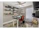 Inviting office featuring open shelving, contemporary decor, and plenty of natural light at 7810 W Beryl Ave, Peoria, AZ 85345