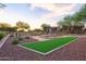 Community area featuring a bocce ball court with desert landscape at 8691 E Eastwood Cir, Carefree, AZ 85377
