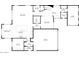 Detailed first floor plan showcasing the kitchen, dining room, living room and garage layouts at 9342 W White Feather Ln, Peoria, AZ 85383