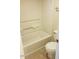 Clean bathroom with a tub-shower combination and a white toilet at 10610 S 48Th St # 1074, Phoenix, AZ 85044