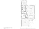 Detailed floor plan showcasing the layout of the home with labeled rooms, including the kitchen, living room, and bedrooms at 17520 W Fairview St, Goodyear, AZ 85338