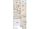 This spacious four-bedroom floor plan offers a great room, kitchen, covered patio, and two-car garage at 18224 W La Senda Dr, Surprise, AZ 85387