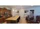 Spacious open-concept kitchen featuring an island with counter seating, stainless appliances, and ample cabinet space at 20838 E Vía De Arboles --, Queen Creek, AZ 85142