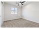 A bright bedroom with a window offering natural light and plush carpeting at 2329 S Elm --, Mesa, AZ 85202