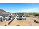 View of new home with spacious backyard featuring a covered patio and desert landscape potential at 26619 S 169Th Pl, Queen Creek, AZ 85142